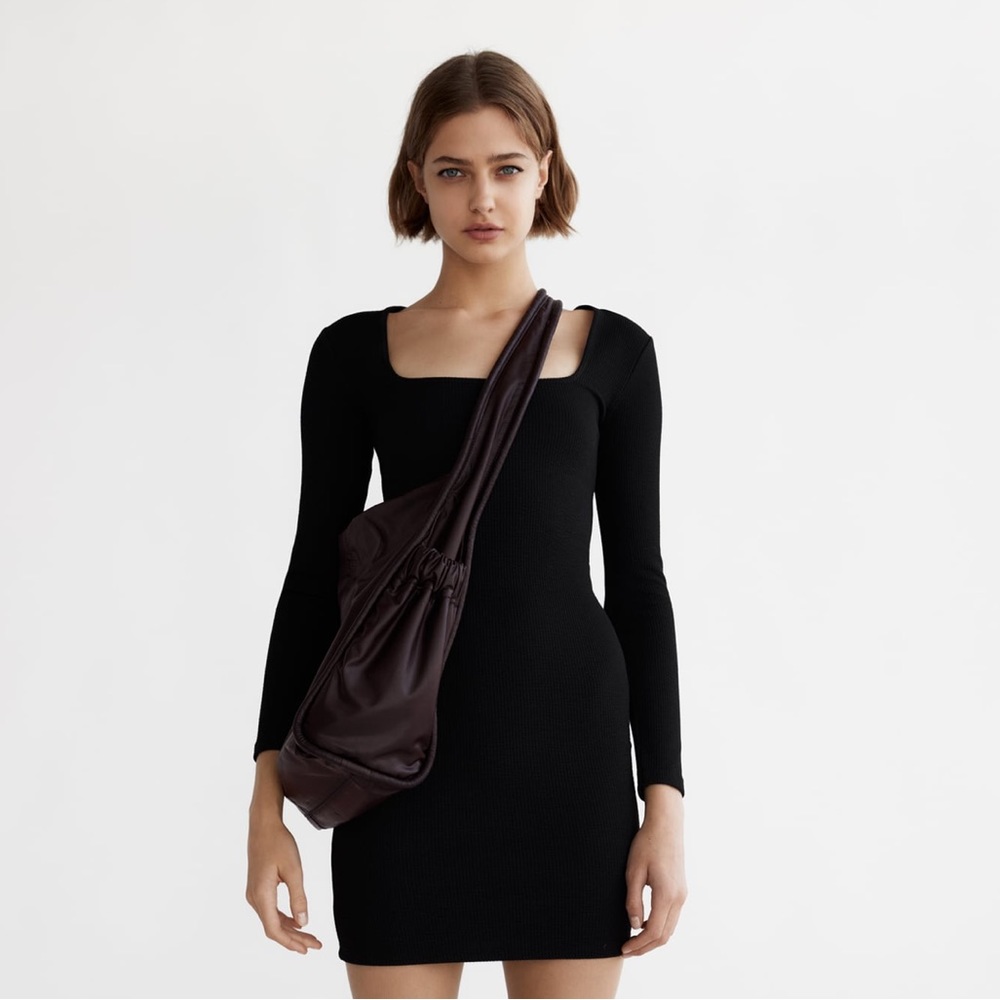 ZARA Textures Weave Dress